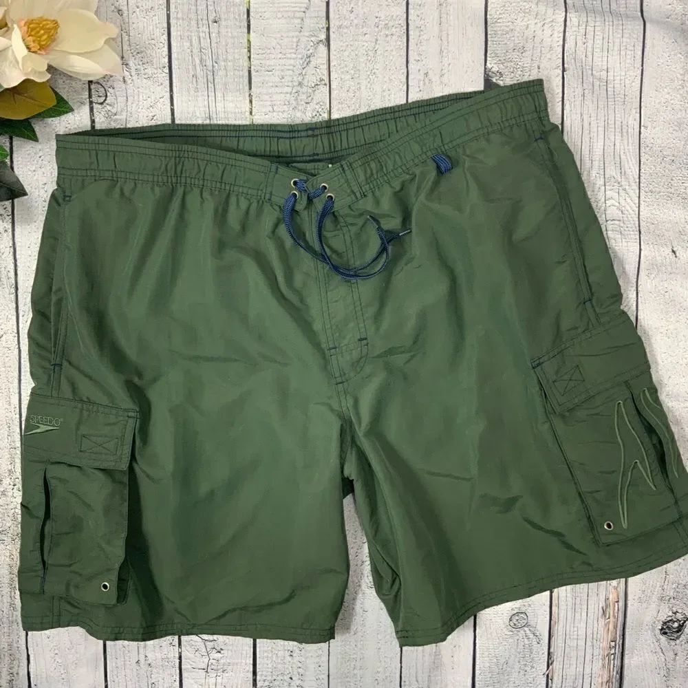 VINTAGE SPEEDO cargo swim shorts trunks